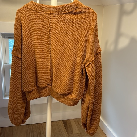 Free People Beach Happy Pullover Cropped Sweater, XS - Picture 7 of 8